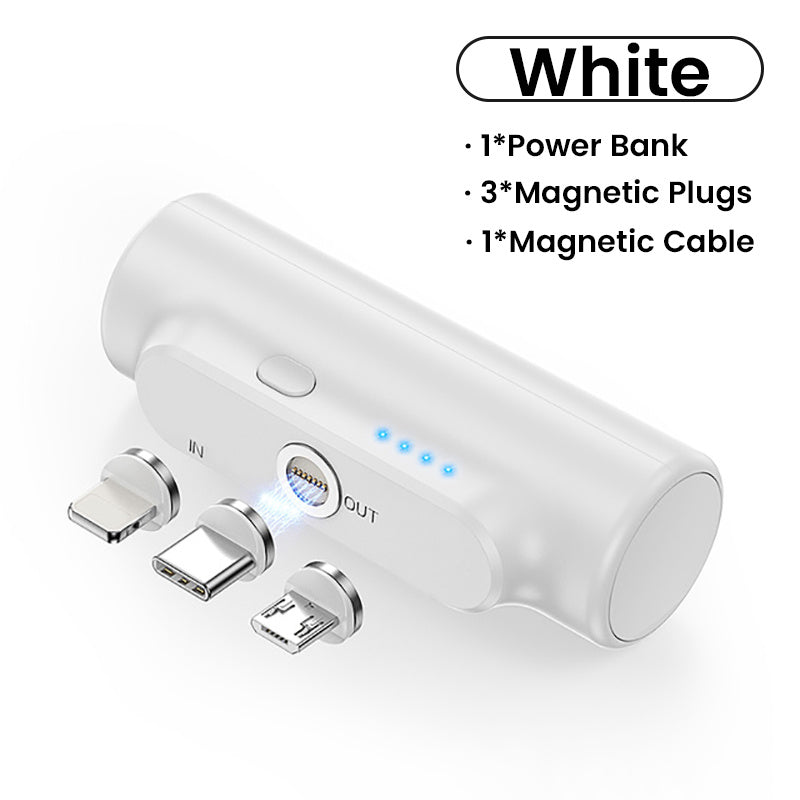 Compatible with Apple , Creative Magnetic Power Bank Mobile Power Mini