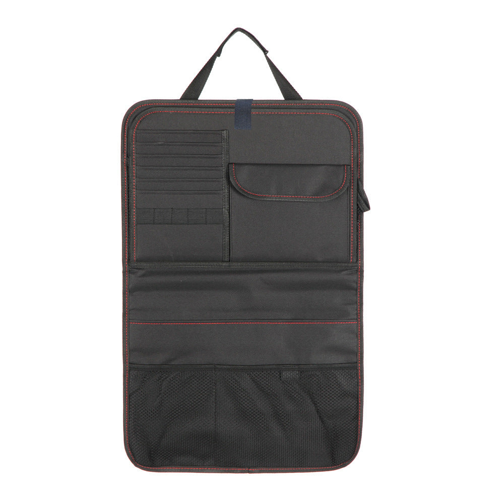 Car Seat Back Storage Bag Car Organizer Bag Foldable Dining Table Tray Travel