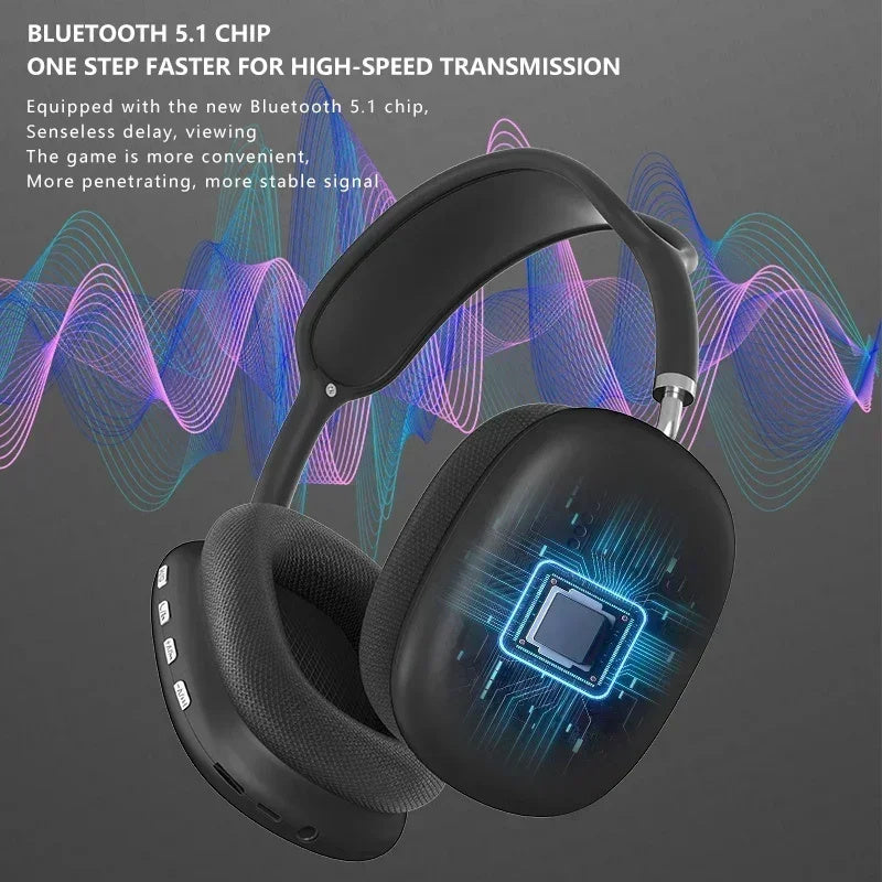 P9 Wireless Bluetooth Headset Outdoor Sports Gaming Wireless Headphones With