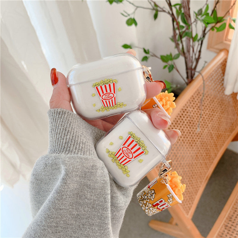 Creative Popcorn Wireless Earphone Silicone Case
