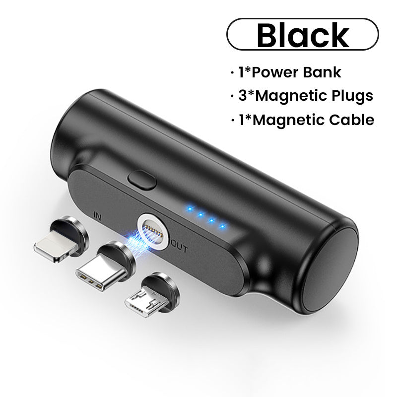 Compatible with Apple , Creative Magnetic Power Bank Mobile Power Mini