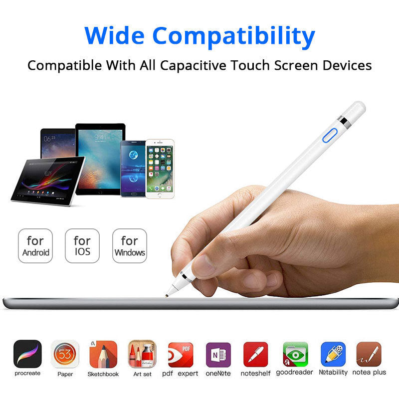 Ipad Stylus Compatible Ios Android Universal Active Capacitive Pen  Touch