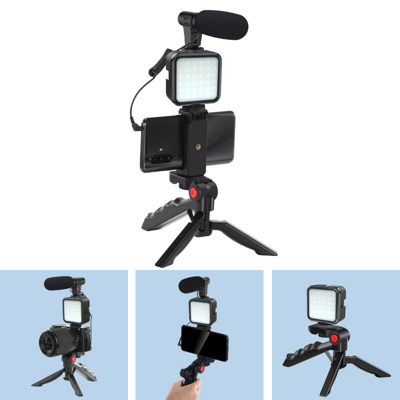 Profession Vlog Tripod Kit Vlogging Photography With Smartphone Video Studio
