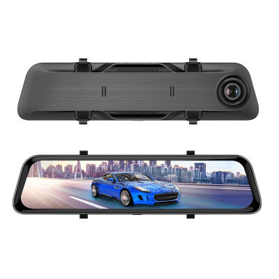 Streaming Media Car DVR Loop Recording Front And Rear Lens 1080P2K 12 Inch