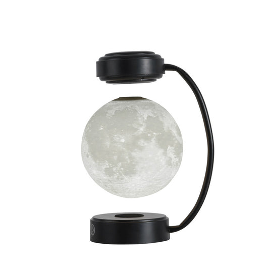 3D LED Moon Night Light Wireless Magnetic Levitating Rotating Floating Ball