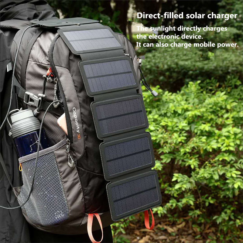 Outdoor Folding Solar Panel Charger Portable 5V 2.1A USB Output Devices Camp