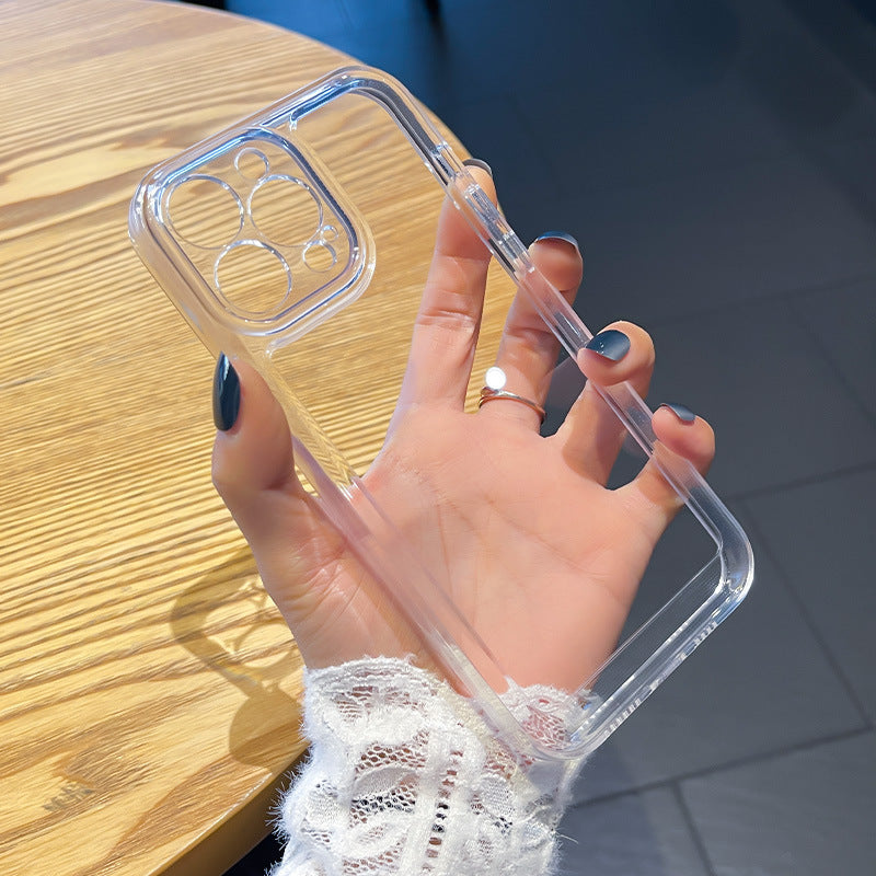 Back Cover Type Transparent Silicone Shockproof Phone Case