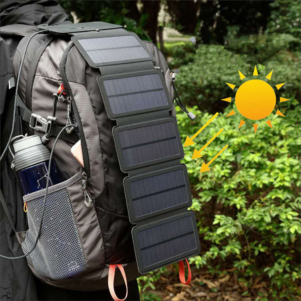 Outdoor Folding Solar Panel Charger Portable 5V 2.1A USB Output Devices Camp