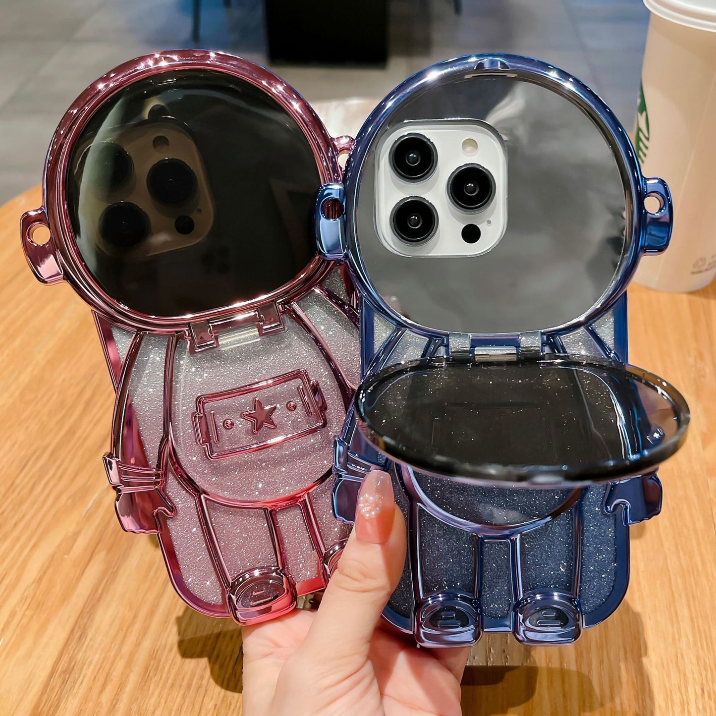 Electroplated TPU Astronaut Phone Case