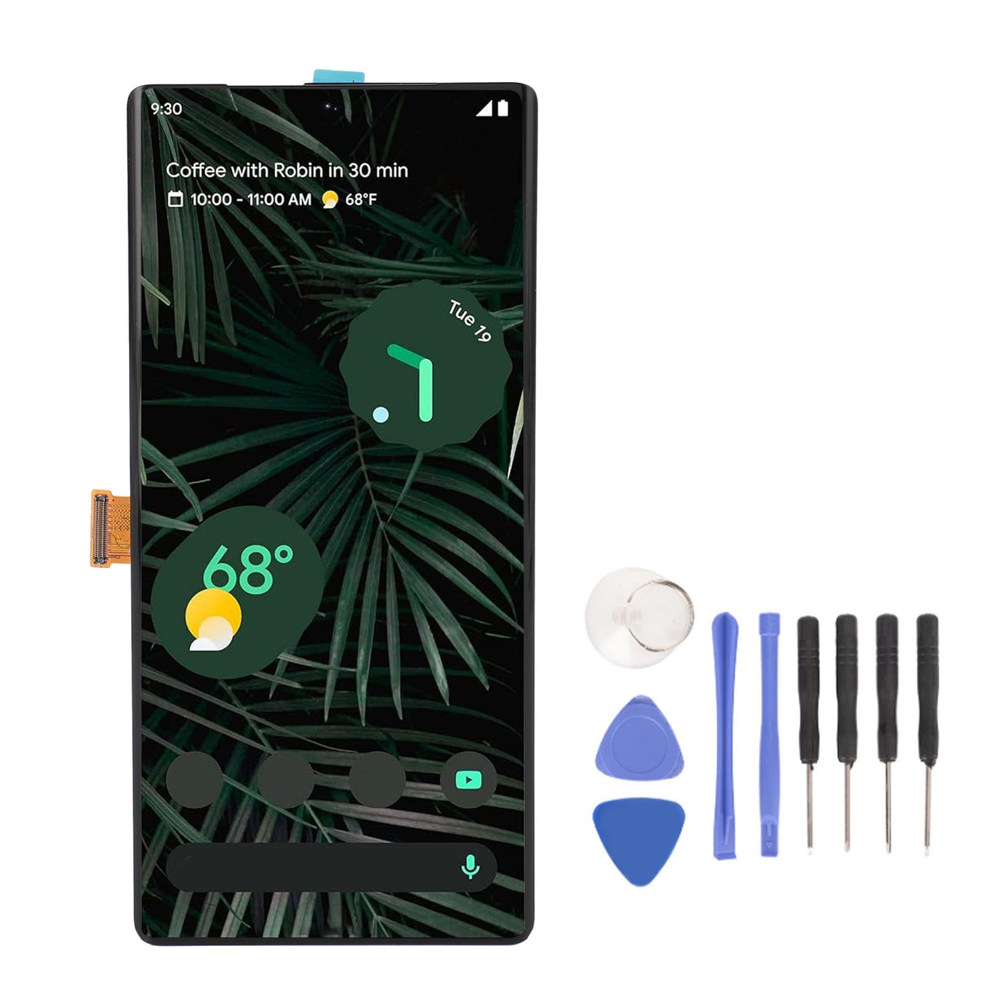 Touch Display Digitizer Assembly with Fingerprint Sensor Repair Tools Phone