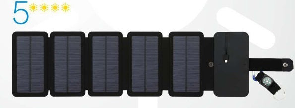 Outdoor Folding Solar Panel Charger Portable 5V 2.1A USB Output Devices Camp