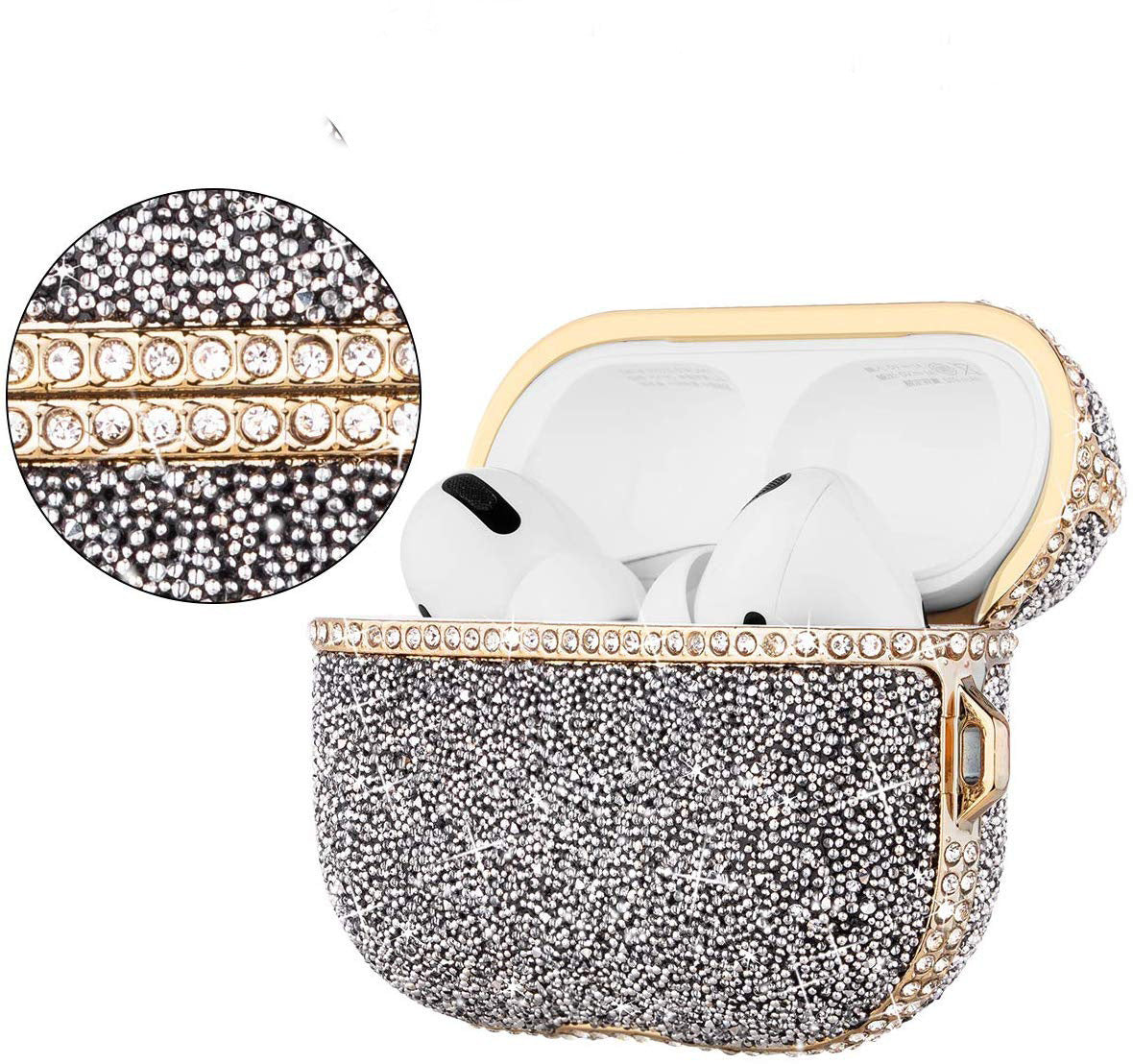 Star Diamond Earphone  Cover Protective Cover Electroplating
