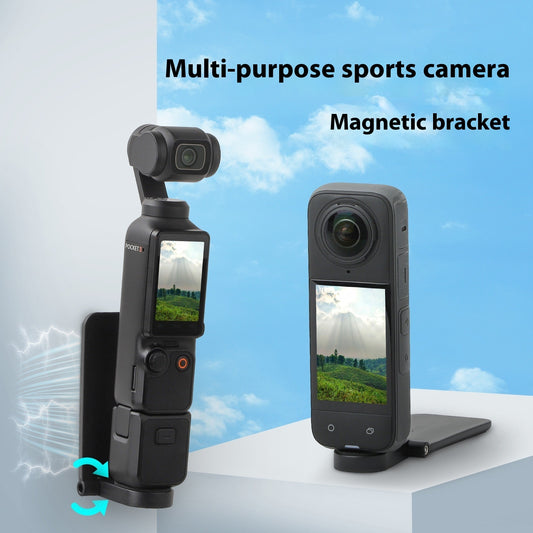 Magnetic Bracket Base Handheld Handle Angle Adjustable Desktop Camera