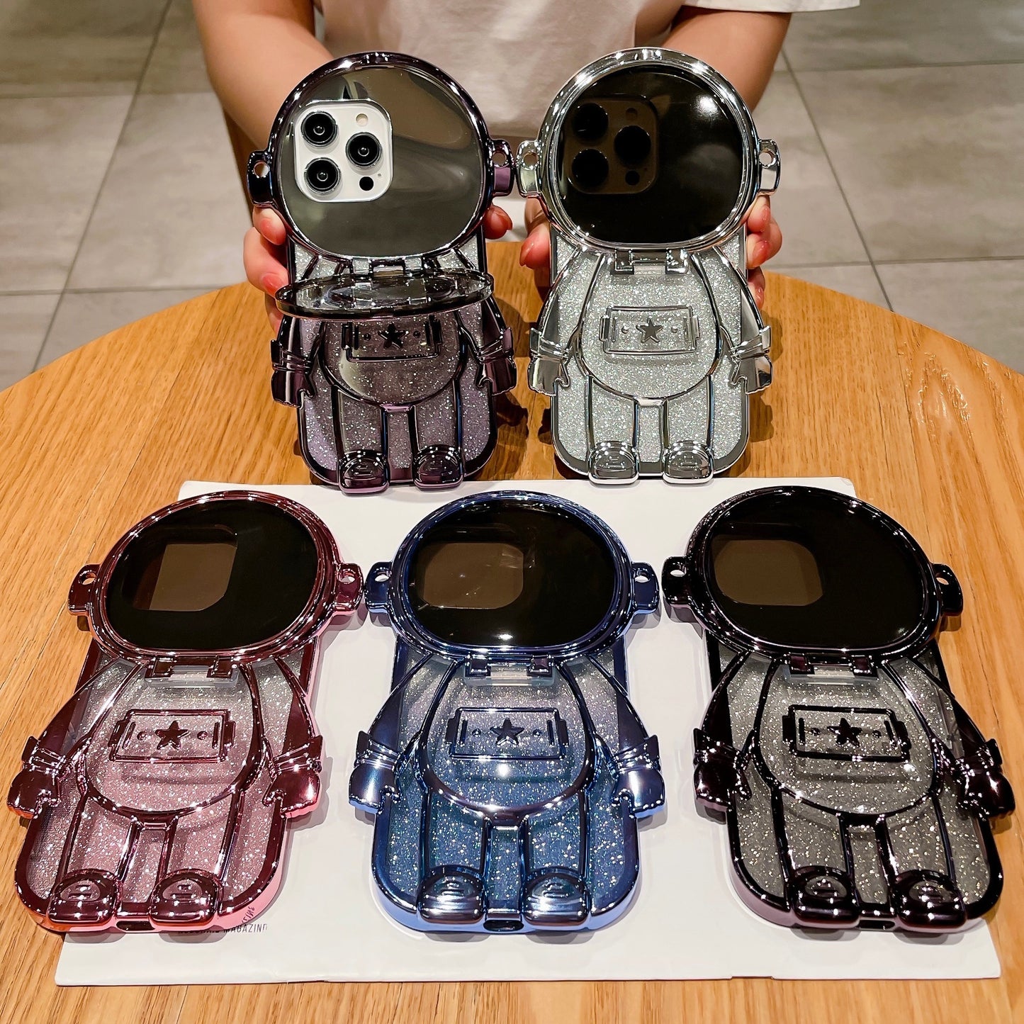 Electroplated TPU Astronaut Phone Case