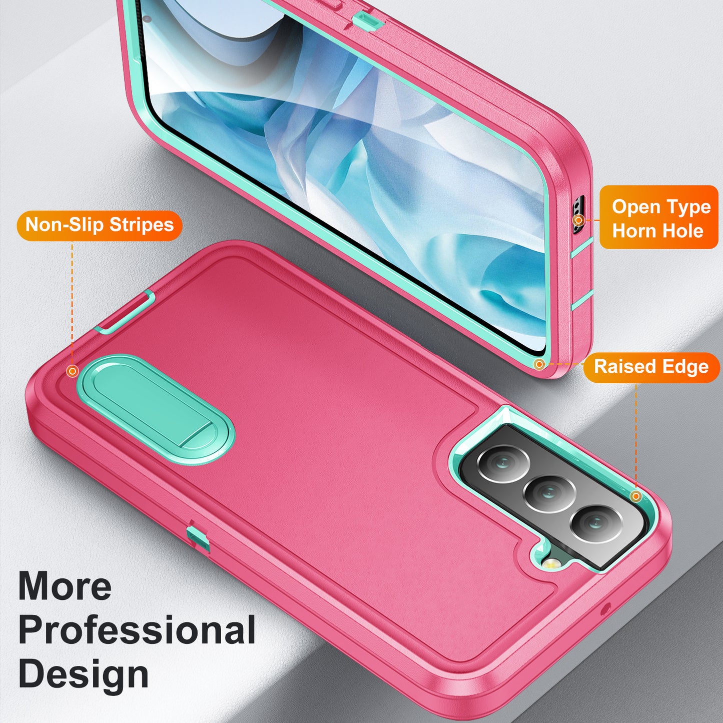 Three-proof Mobile Phone Case With Bracket Phone Case Minimalist Creative