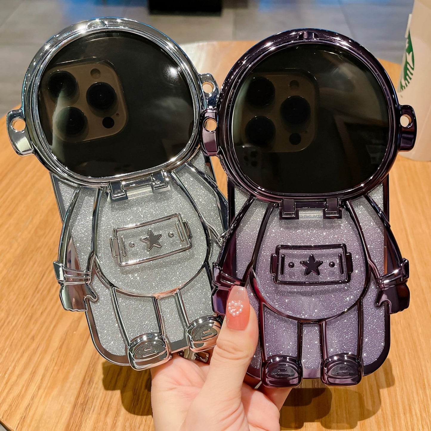 Electroplated TPU Astronaut Phone Case